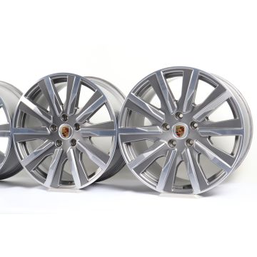 4x Porsche Alufelgen Taycan J1 + J1 II 20 Zoll "Tequipment Design"