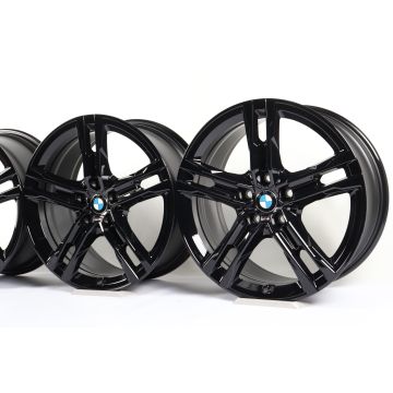 4x BMW Alloy Rims 1 Series F40 2 Series F44 18 Inch Styling 556