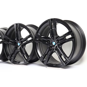 4x BMW Alloy Rims 1 Series F40 2 Series F44 18 Inch Styling 556