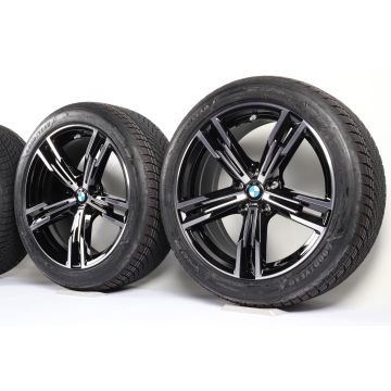 BMW Winterkompletträder 3er G20 G21 2er G42 4er G22 G23 18 Zoll Styling 848 M Doppelspeiche