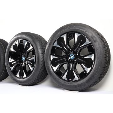 BMW Velgen met Winterbanden iX i20 21 Inch Styling 1024 M Aerodynamik