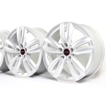 4x MINI Alloy Rims F56 F55 F57 17 Inch Styling JCW Track Spoke 501