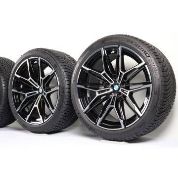 BMW Winterkompletträder M2 G87 M3 G80 G81 M4 G82 G83 19 Zoll 20 Zoll Styling 930 M Doppelspeiche