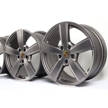 4x Porsche Alufelgen Cayenne E3 + E3 II 20 Zoll "Sport Classic Komfort"