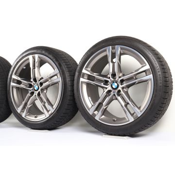 BMW Winterkompletträder 1er F40 2er F44 18 Zoll Styling 556 M Doppelspeiche