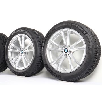 BMW Winterkompletträder 7er G70 i7 G70 X3 G45 19 Zoll Styling 903 Doppelspeiche