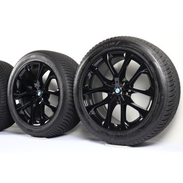 BMW Winterkompletträder X5 G05 X6 G06 20 Zoll Styling 738 V-Speiche