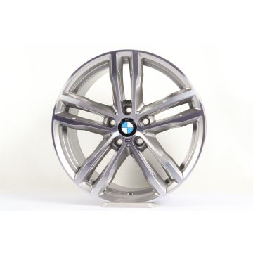 1x Hinterachse BMW Alufelge 3er F30 F31 4er F32 F33 F36 19 Zoll Styling 704 M Doppelspeiche
