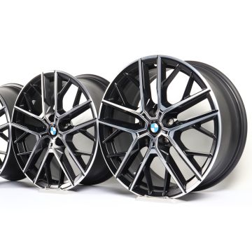 4x BMW Alufelgen 1er F40 2er F44 19 Zoll Styling 555 M Doppelspeiche