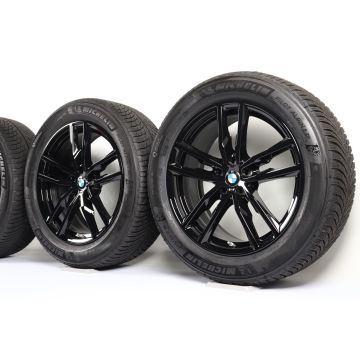 BMW Velgen met Winterbanden X3 G01 X4 G02 19 Inch Styling 698 M Doppelspeiche