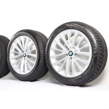 BMW Winterkompletträder 5er G30 G31 18 Zoll Styling 632 W-Speiche