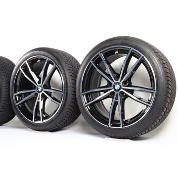 BMW Winterkompletträder 3er G20 G21 2er G42 4er G22 G23 19 Zoll Styling 791 M Doppelspeiche