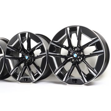 4x BMW Velgen 5 Serie G30 G31 20 Inch Styling 1001i V-Speiche