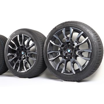 BMW Winterkompletträder X5 G05 X6 G06 21 Zoll Styling 915 M Y-Speiche