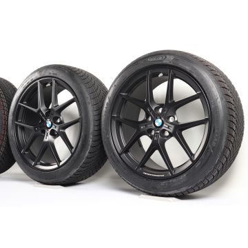 BMW Velgen met Winterbanden 2 Serie F74 1 Serie F70 18 Inch Styling 554 M Y-Speiche