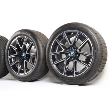 BMW Velgen met Zomerbanden i4 G26 18 Inch Styling 858 Aerodynamik