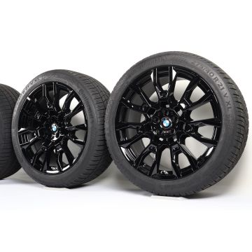 BMW Winterkompletträder X5 G05 X6 G06 21 Zoll Styling 915 M Y-Speiche