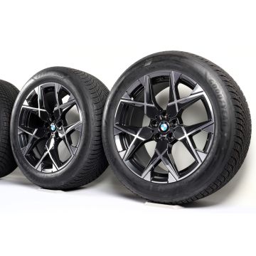BMW Velgen met Winterbanden 7 Serie G70 i7 G70 X3 G45 19 Inch Styling 1035 M Y-Speiche