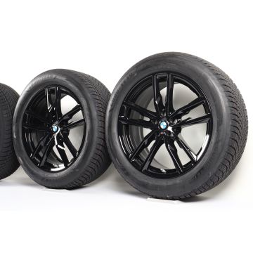 BMW Velgen met Winterbanden X3 G01 X4 G02 19 Inch Styling 698 M Doppelspeiche