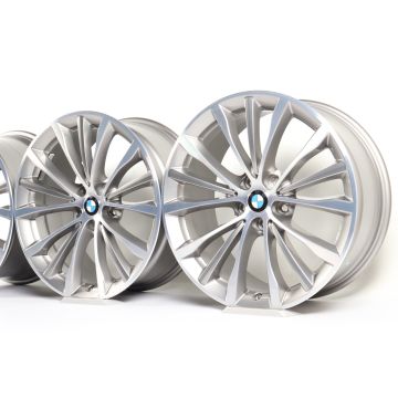 4x BMW Velgen 5 Serie G30 G31 19 Inch Styling 663 W-Speiche