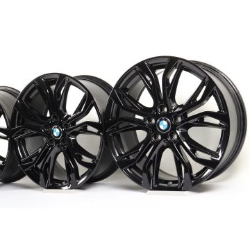 4x BMW Alufelgen X1 F48 X2 F39 18 Zoll Styling 566 Y-Speiche