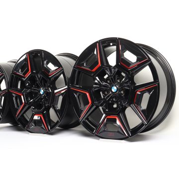 4x BMW Alloy Rims XM G09 22 Inch Styling 922 M Double-Spoke