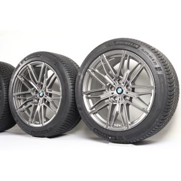 BMW Velgen met Winterbanden M5 G90 G99 20 Inch Styling 951 M Doppelspeiche