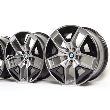 4x BMW Alloy Rims 5 Series G60 G61 i5 G60 19 Inch Styling 934 Aerodynamik