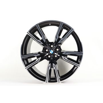 1x Hinterachse BMW Alufelge X5 G05 X6 G06 22 Zoll Styling 747 M Doppelspeiche