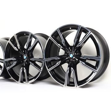 4x BMW Velgen X5 G05 X6 G06 22 Inch Styling 747 M Doppelspeiche