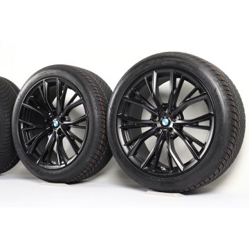 BMW Winterkompletträder 5er G30 8er G14 G15 G16 19 Zoll Styling 786 M Doppelspeiche