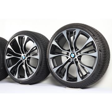 BMW Velgen met Winterbanden X3 F25 X4 F26 21 Inch Styling 599 M Doppelspeiche
