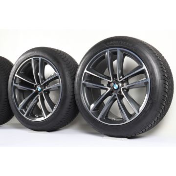 BMW Winterkompletträder 6er G32 7er G11 G12 19 Zoll Styling 630 Doppelspeiche