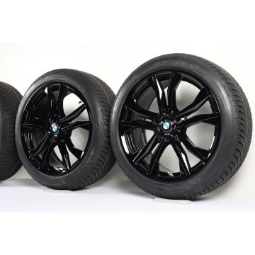 BMW Velgen met Winterbanden X1 F48 X2 F39 19 Inch Styling 715 M Doppelspeiche