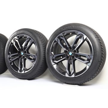 BMW Velgen met Winterbanden X1 U11 iX1 U11 X2 U10 iX2 U10 19 Inch Styling 871 M Doppelspeiche