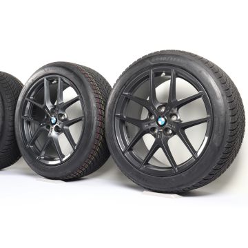 BMW Velgen met Winterbanden 2 Serie F74 1 Serie F70 18 Inch Styling 554 M Y-Speiche