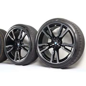 BMW Sommerkompletträder X5 G05 X6 G06 22 Zoll Styling 747 M Doppelspeiche