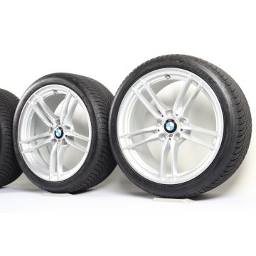 BMW Velgen met Winterbanden M3 F80 M4 F82 F83 19 Inch Styling 641 M Doppelspeiche