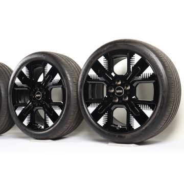 MINI Sommerkompletträder J01 18 Zoll Styling 1042 Mastery Spoke black