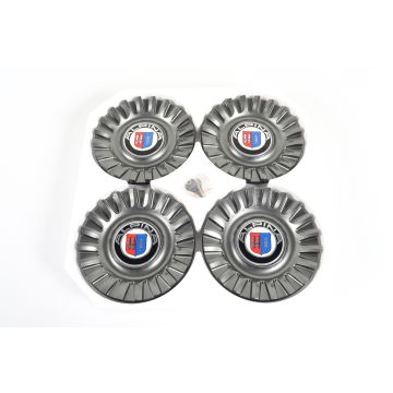 ALPINA Satz Felgendeckel Classic Felgen anthrazit