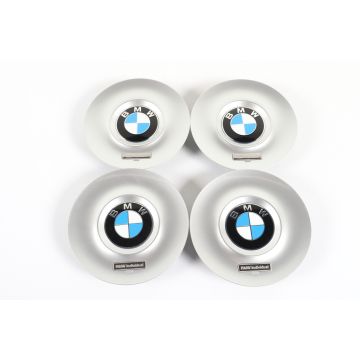 1 Satz Original BMW Nabendeckel Silber für Alufelge Styling 439 