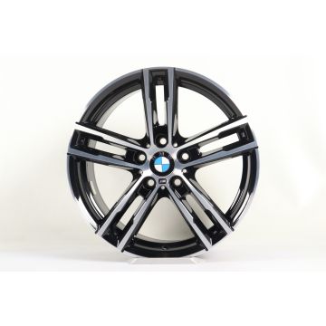 1x Rear axle BMW Alloy Rim 1 Series F20 F21 2 Series F22 F23 18 Inch Styling 719 M Doppelspeiche