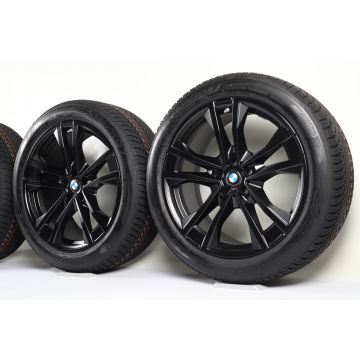 BMW Velgen met Winterbanden iX3 NA5 iX4 NA7 20 Inch Styling 1048 M Doppelspeiche