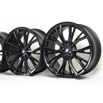 4x BMW Alufelgen 5er G30 8er G14 G15 G16 19 Zoll Styling 786 M Doppelspeiche