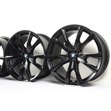 4x BMW Alloy Rims X7 G07 22 Inch Styling 755 M V-Speiche