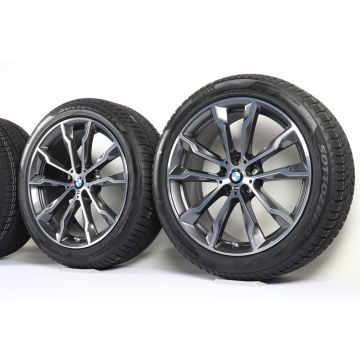 BMW Winterkompletträder X3 G01 X4 G02 20 Zoll Styling 699 M Doppelspeiche