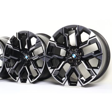 4x BMW Alloy Rims 7 Series G70 i7 G70 X3 G45 20 Inch Styling 1036 M Doppelspeiche