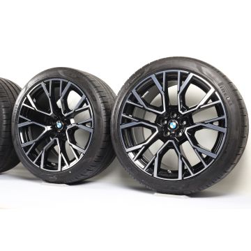 BMW Sommerkompletträder X5M F95 X6M F96 21 Zoll 22 Zoll Styling 809 M Sternspeiche