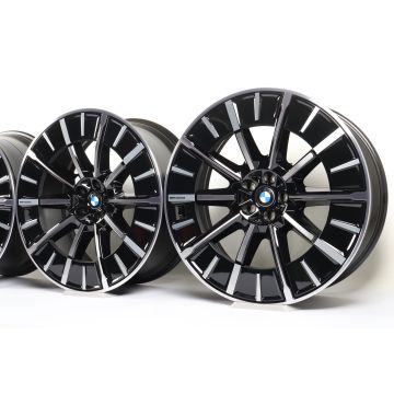 4x BMW Alufelgen iX3 NA5 iX4 NA7 22 Zoll Styling 1053i Aerodynamik