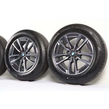 BMW Velgen met Zomerbanden X1 U11 iX1 U11 X2 U10 17 Inch Styling 834 M Dubbelspaak